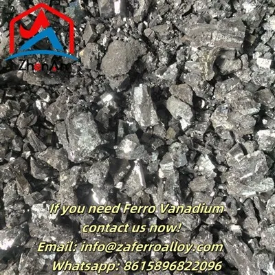 Ferro Vanadium ความบริสุทธิ์ขั้นต่ำ 40%